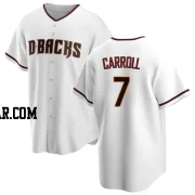 Corbin Carroll Men's Arizona Diamondbacks White Replica Home Jersey