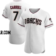 Corbin Carroll Men's Arizona Diamondbacks White/Crimson Authentic Home Jersey