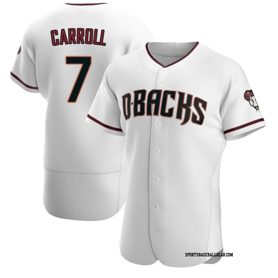 Corbin Carroll Men's Arizona Diamondbacks White/Crimson Authentic Home Jersey