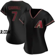 Corbin Carroll Women's Arizona Diamondbacks Black Authentic Alternate Jersey