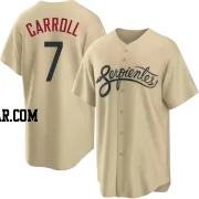 Corbin Carroll Youth Arizona Diamondbacks Gold Replica 2021 City Connect Cool Base Jersey