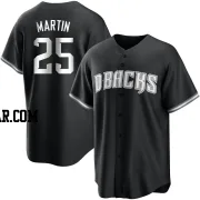 Corbin Martin Men's Arizona Diamondbacks Black/White Replica Jersey