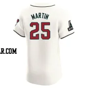 Corbin Martin Men's Arizona Diamondbacks Cream Elite Home Patch Jersey