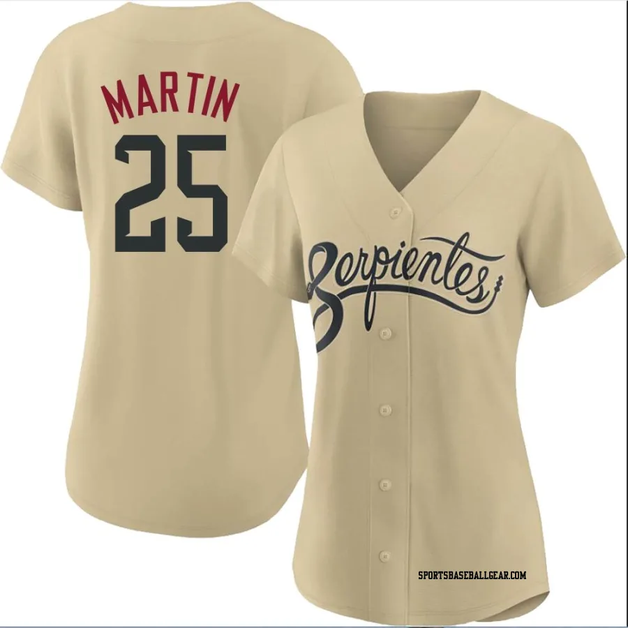 Corbin Martin Women's Arizona Diamondbacks Gold Authentic 2021 City Connect Cool Base Jersey