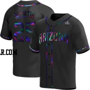 Corbin Martin Youth Arizona Diamondbacks Black Holographic Replica Alternate 2023 World Series Jersey