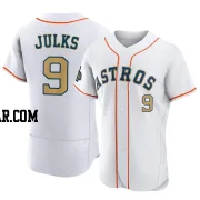 Corey Julks Men's Houston Astros Gold Authentic White 2023 Collection Jersey