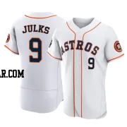 Corey Julks Men's Houston Astros White Authentic 2022 World Series Home Jersey