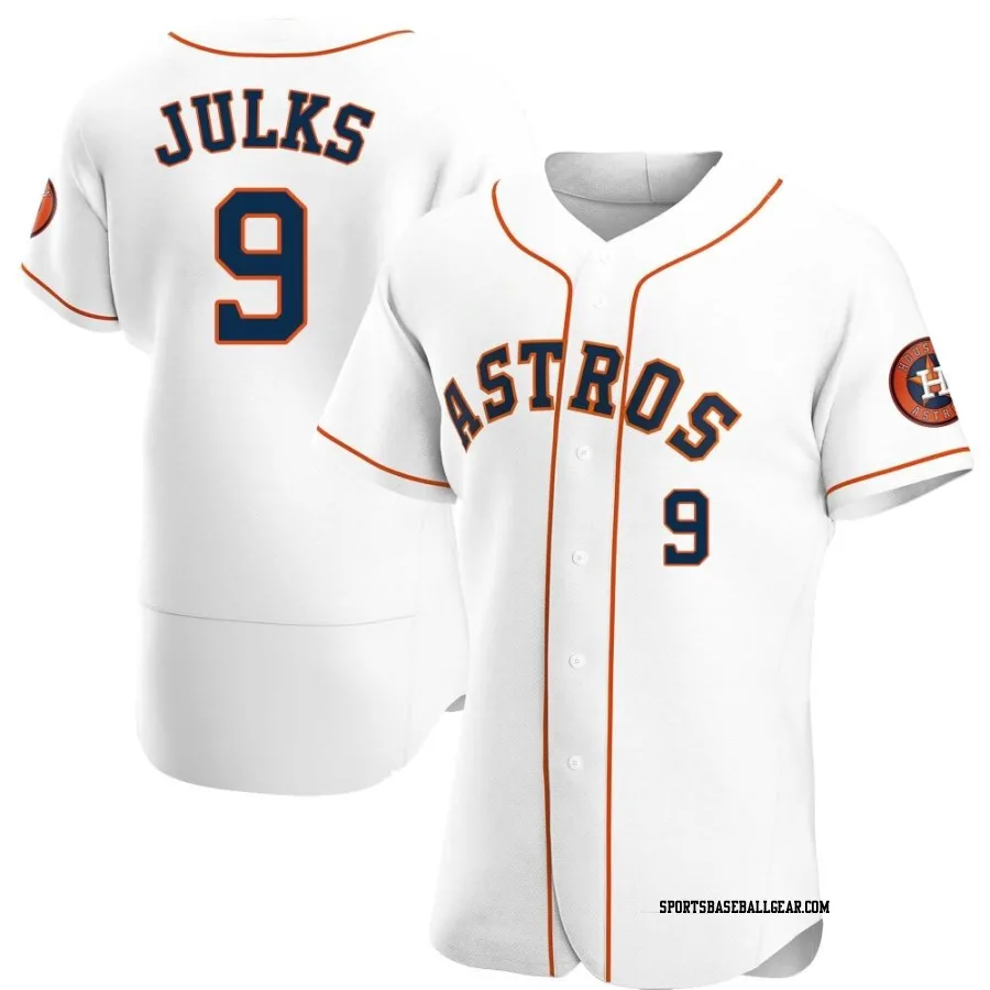 Corey Julks Men's Houston Astros White Authentic Home Jersey