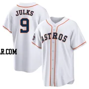 Corey Julks Men's Houston Astros White Replica 2022 World Series Champions Home Jersey