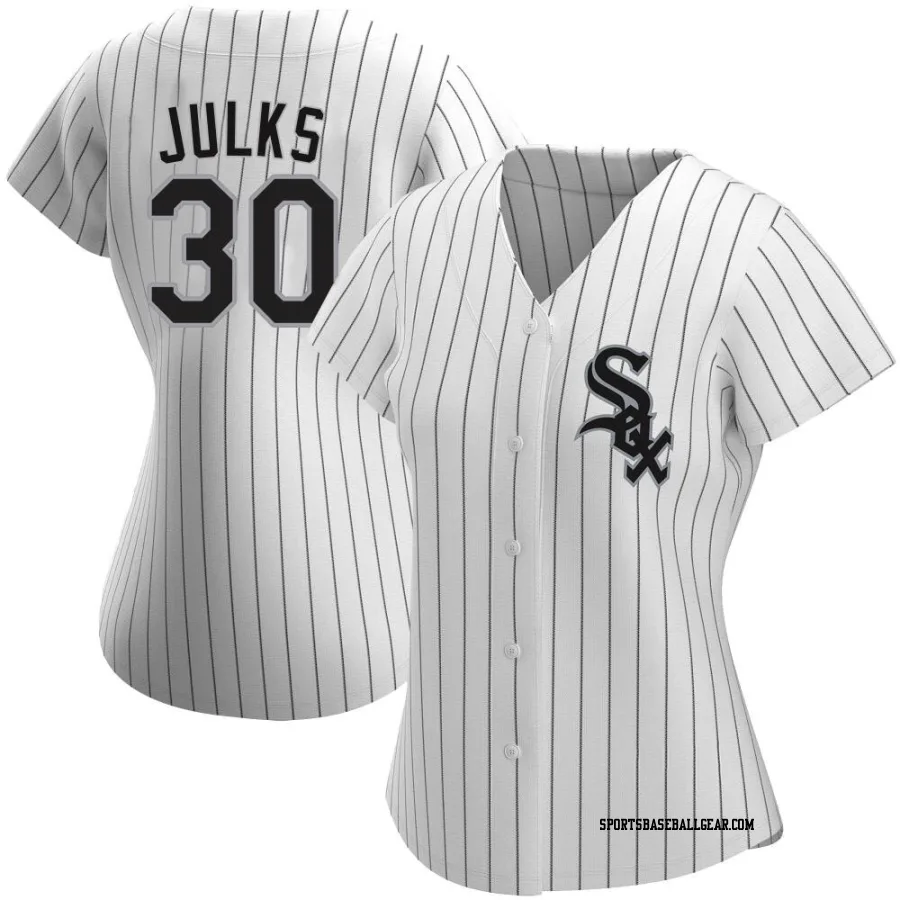 Corey Julks Women's Chicago White Sox White Replica Home Jersey