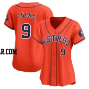 Corey Julks Women's Houston Astros Orange Limited Alternate Jersey