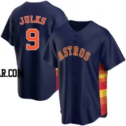 Corey Julks Youth Houston Astros Navy Replica Alternate Jersey