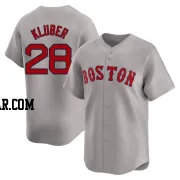 Corey Kluber Men's Boston Red Sox Gray Limited Away Jersey