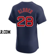 Corey Kluber Men's Boston Red Sox Navy Elite Alternate Jersey