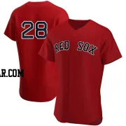 Corey Kluber Men's Boston Red Sox Red Authentic Alternate Team Jersey