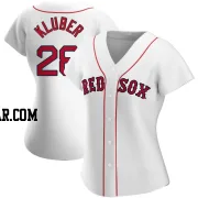 Corey Kluber Women's Boston Red Sox White Authentic Home Jersey