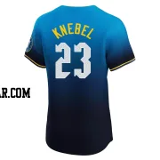 Corey Knebel Men's Philadelphia Phillies Blue Elite 2024 City Connect Jersey