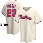 Corey Knebel Men's Philadelphia Phillies Cream Replica Alternate Jersey