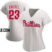 Corey Knebel Women's Philadelphia Phillies White Authentic Home Jersey