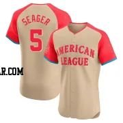 Corey Seager Men's Texas Rangers Cream Elite American League 2024 All-Star Game Jersey