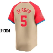 Corey Seager Men's Texas Rangers Cream Limited American League 2024 All-Star Game Jersey