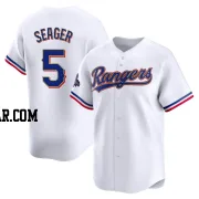 Corey Seager Men's Texas Rangers Gold Limited White 2024 Collection Jersey