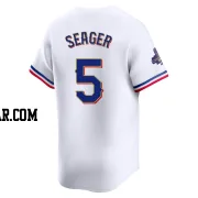 Corey Seager Men's Texas Rangers Gold Limited White 2024 Collection Jersey