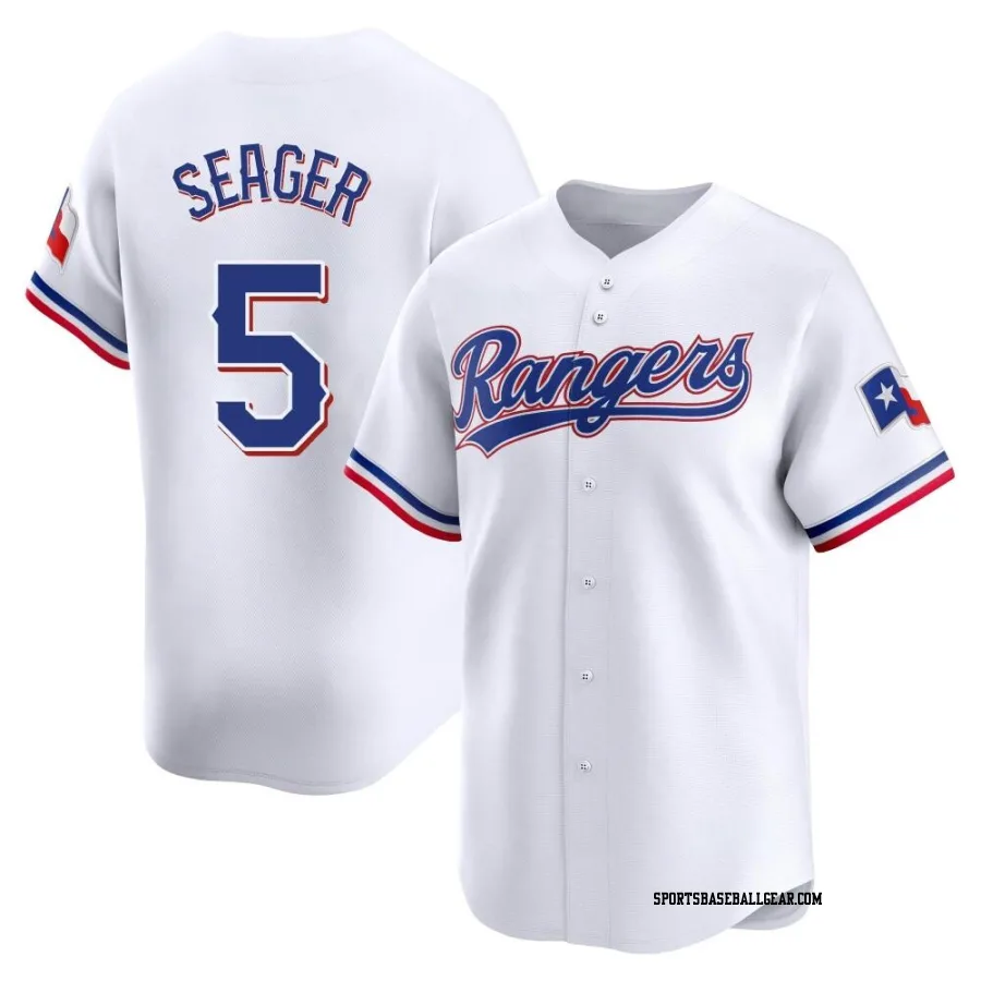 Corey Seager Men's Texas Rangers White Limited Home Jersey