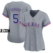 Corey Seager Women's Texas Rangers Gray Limited Away Jersey