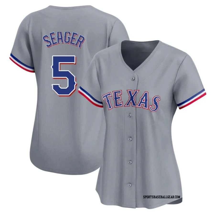 Corey Seager Women's Texas Rangers Gray Limited Away Jersey