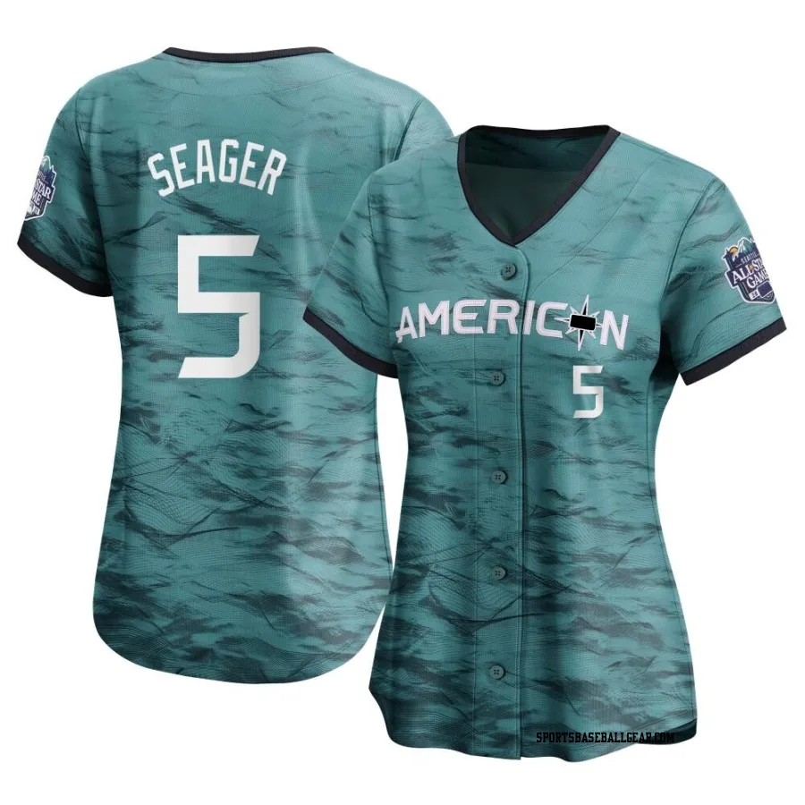 Corey Seager Women's Texas Rangers Teal Limited American League Game 2023 All-Star Jersey