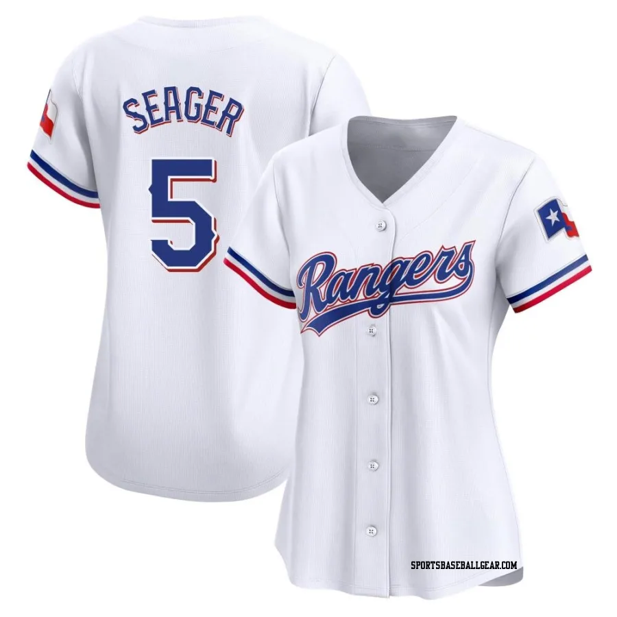 Corey Seager Women's Texas Rangers White Limited Home Jersey