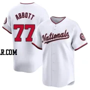 Cory Abbott Men's Washington Nationals White Limited Home Jersey