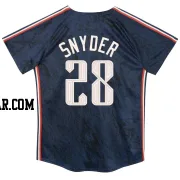 Cory Snyder Toddler Cleveland Guardians Navy Limited Preschool & 2024 City Connect Jersey