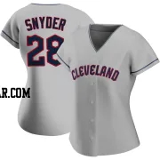 Cory Snyder Women's Cleveland Guardians Gray Authentic Road Jersey