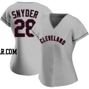 Cory Snyder Women's Cleveland Guardians Gray Replica Road Jersey