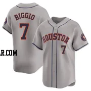 Craig Biggio Men's Houston Astros Gray Limited Away Jersey