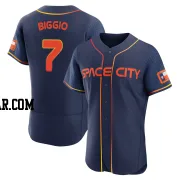 Craig Biggio Men's Houston Astros Navy Authentic 2022 City Connect Jersey