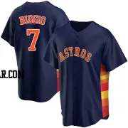 Craig Biggio Men's Houston Astros Navy Replica Alternate Jersey