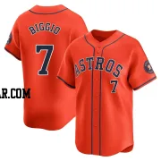 Craig Biggio Men's Houston Astros Orange Limited Alternate Jersey