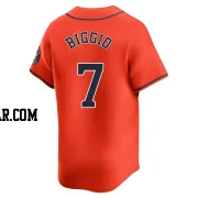 Craig Biggio Men's Houston Astros Orange Limited Alternate Jersey