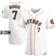 Craig Biggio Men's Houston Astros White Authentic Home Jersey