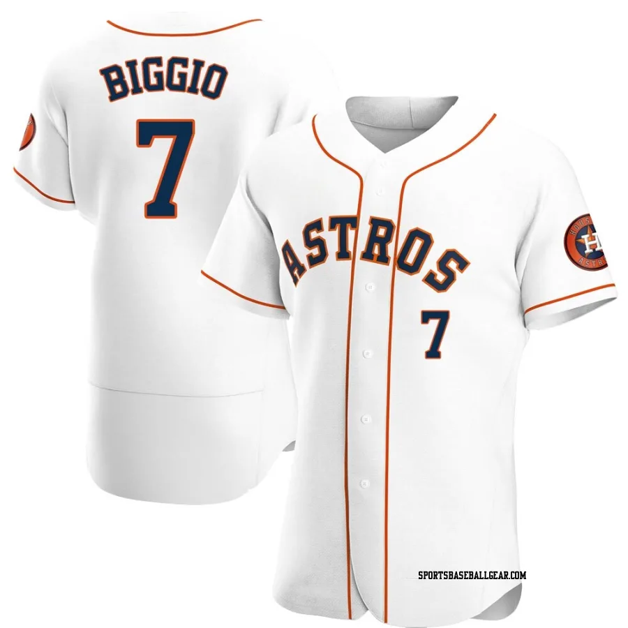 Craig Biggio Men's Houston Astros White Authentic Home Jersey