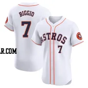 Craig Biggio Men's Houston Astros White Elite Home Jersey