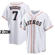 Craig Biggio Men's Houston Astros White Replica 2022 World Series Champions Home Jersey