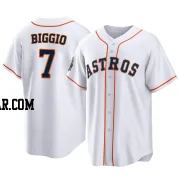 Craig Biggio Men's Houston Astros White Replica 2022 World Series Home Jersey