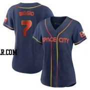 Craig Biggio Women's Houston Astros Navy Replica 2022 City Connect Jersey