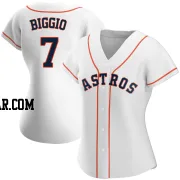 Craig Biggio Women's Houston Astros White Authentic Home Jersey