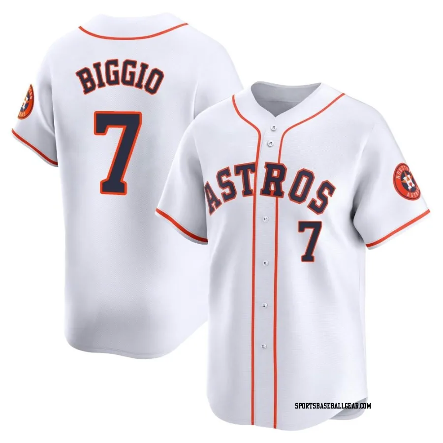 Craig Biggio Youth Houston Astros White Limited Home Jersey