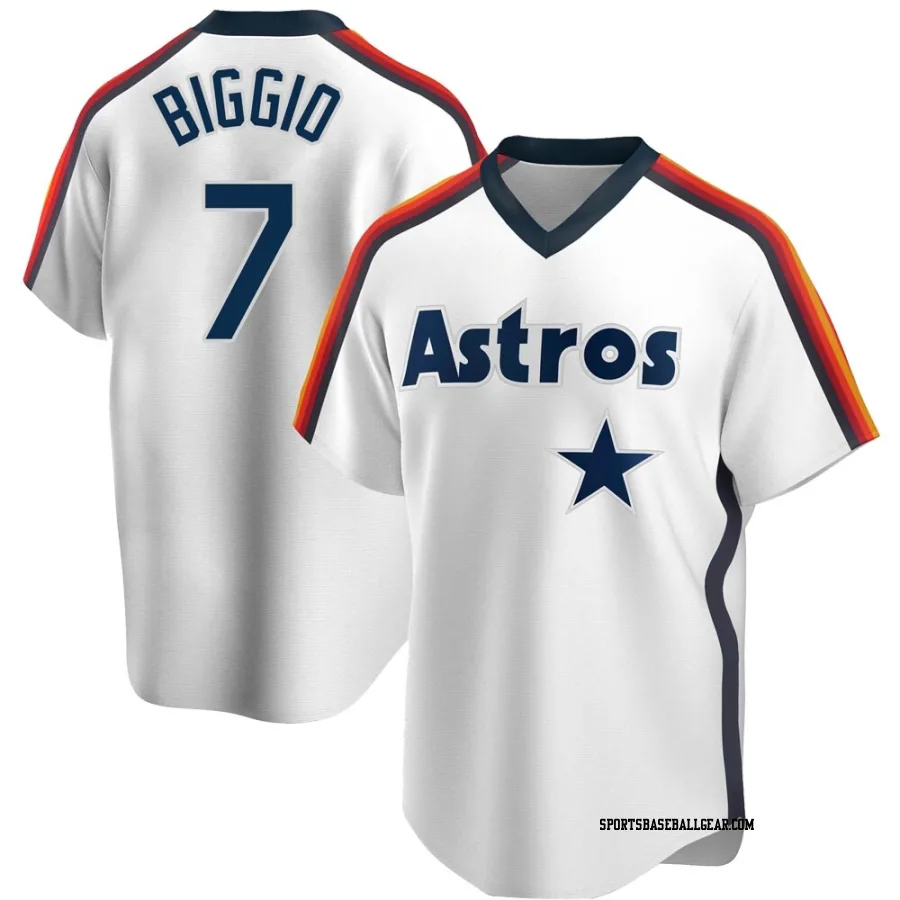 Craig Biggio Youth Houston Astros White Replica Home Cooperstown Collection Team Jersey